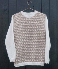 Boble sweater - strikkeopskrift - Knit Wit Company